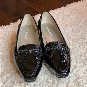 Via Spiga black patent leather shoes NWOT